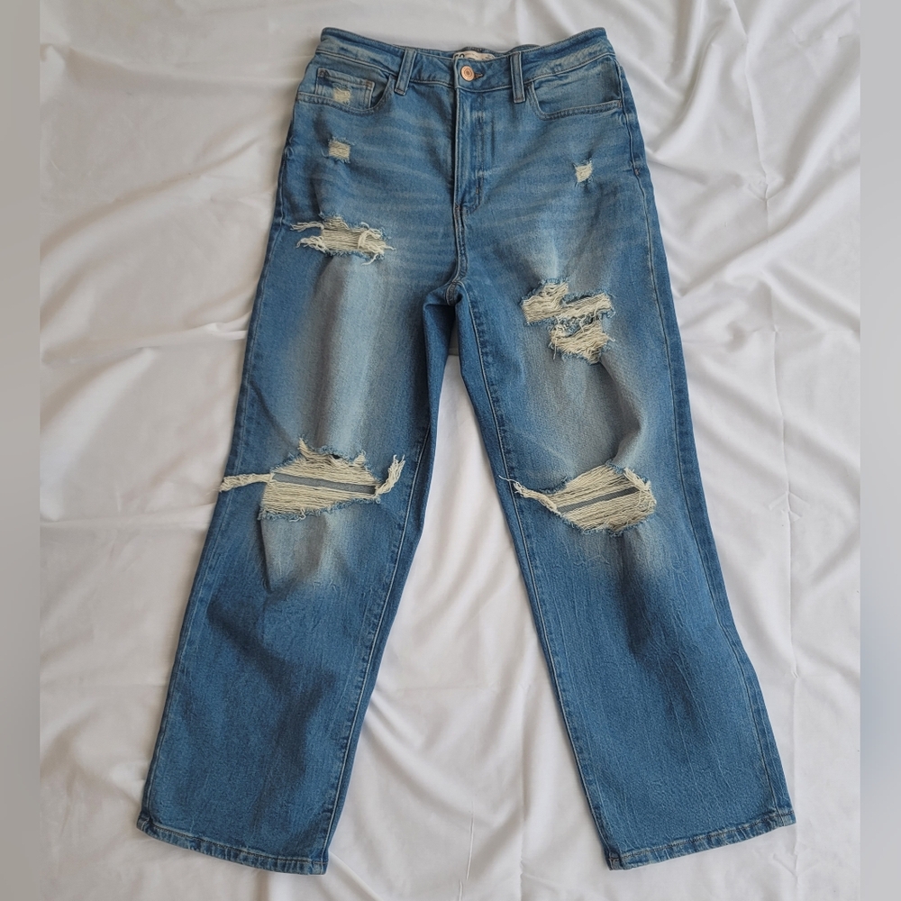 SO High Rise Baggy Jeans Girls Juniors
